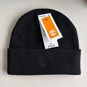Timberland cuffed beanie with embroidered logo